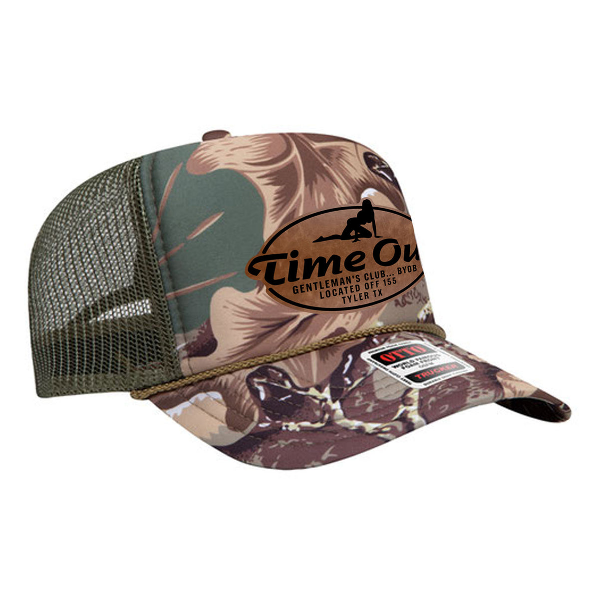 Time Out Gentleman's Club Foam Trucker Hat