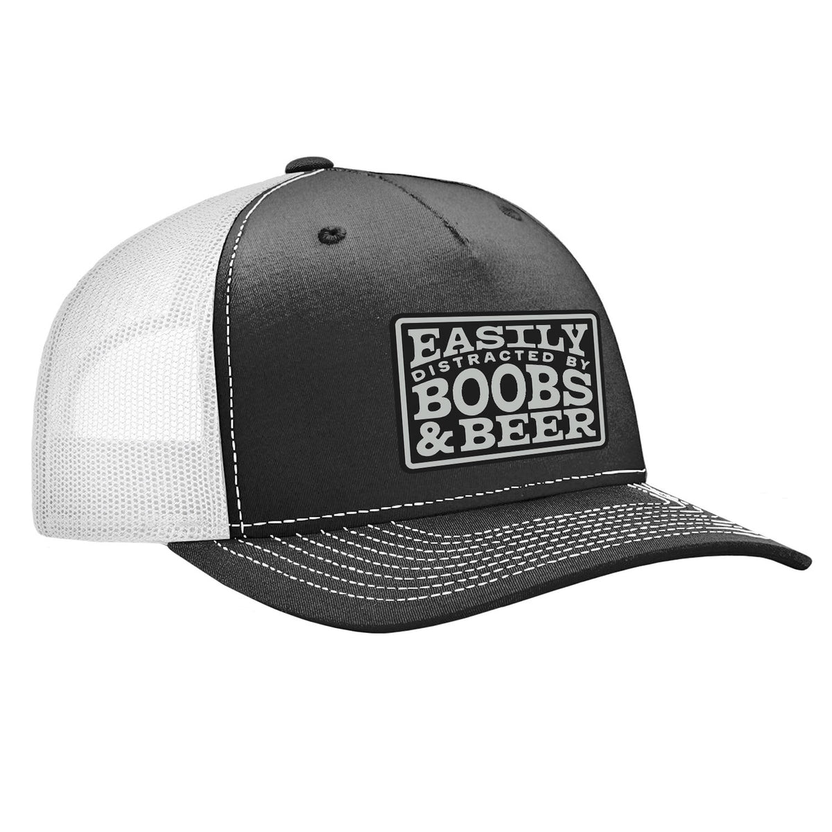 Easily Distracted By Boobs & Beer Patch Hat