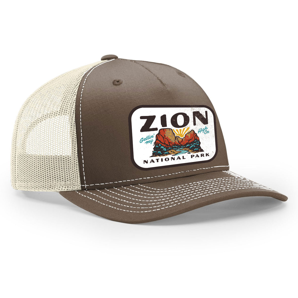 Gettin' My High On At Zion Patch Hat