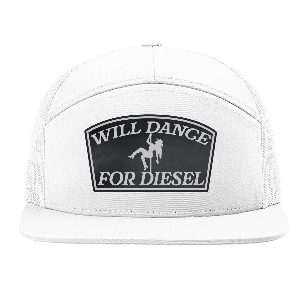 Will Dance For Diesel Ladies Patch Hat
