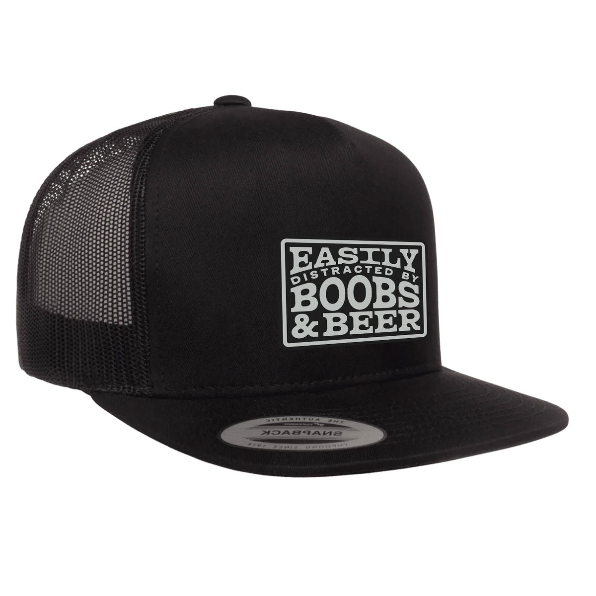 Easily Distracted By Boobs & Beer Patch Hat
