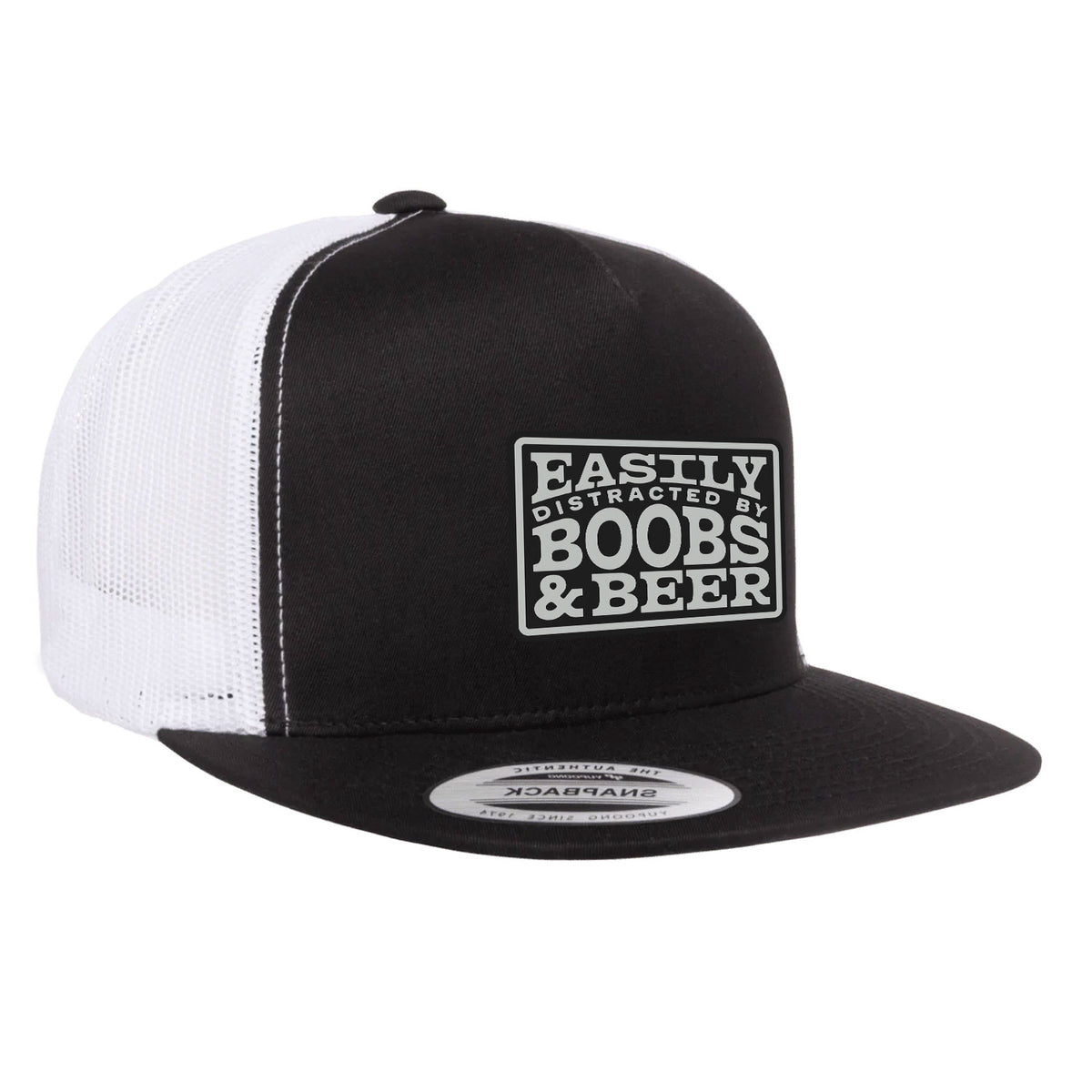 Easily Distracted By Boobs & Beer Patch Hat