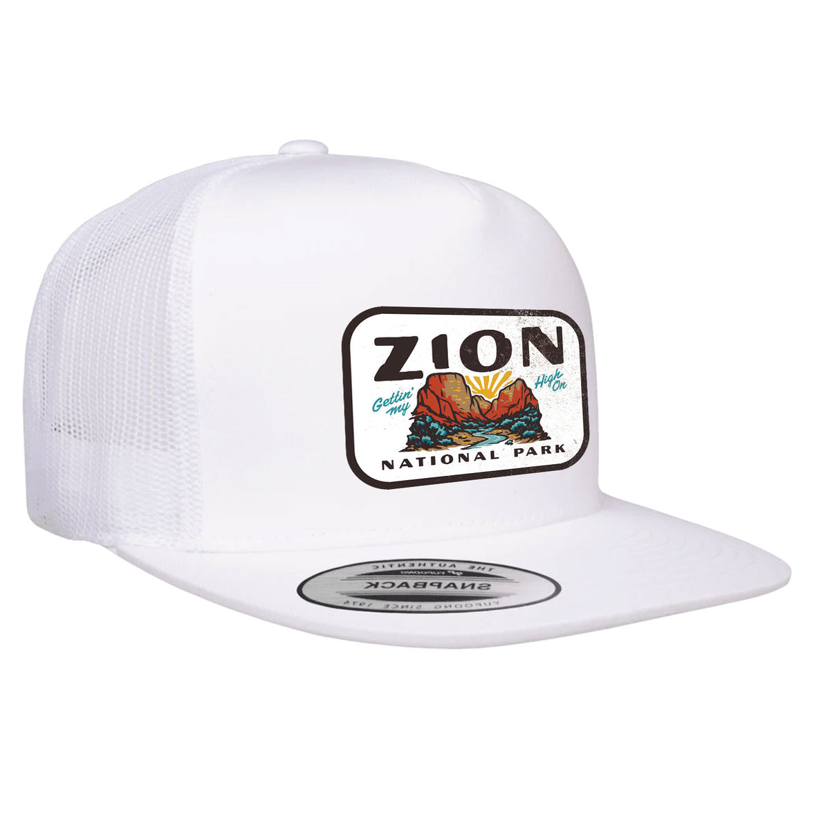 Gettin' My High On At Zion Patch Hat