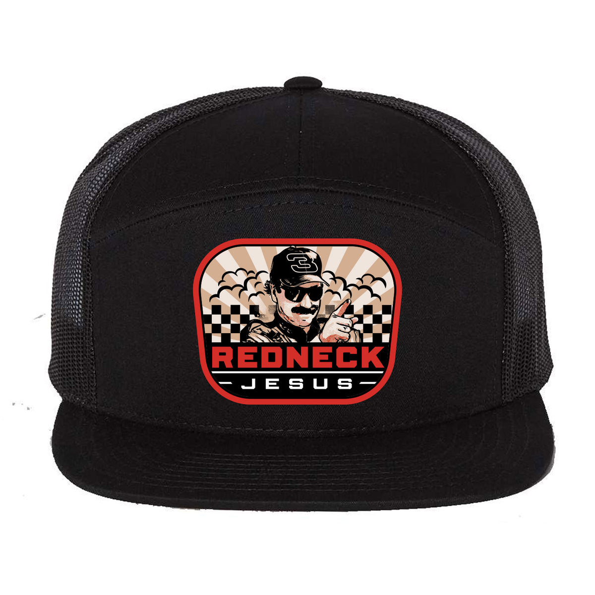 Redneck Jesus Patch Hat