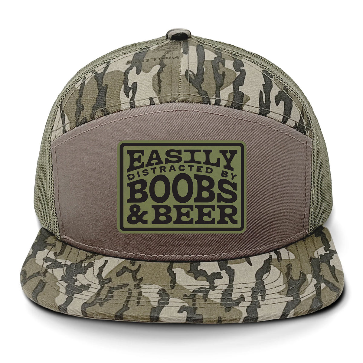 Easily Distracted By Boobs & Beer Patch Hat