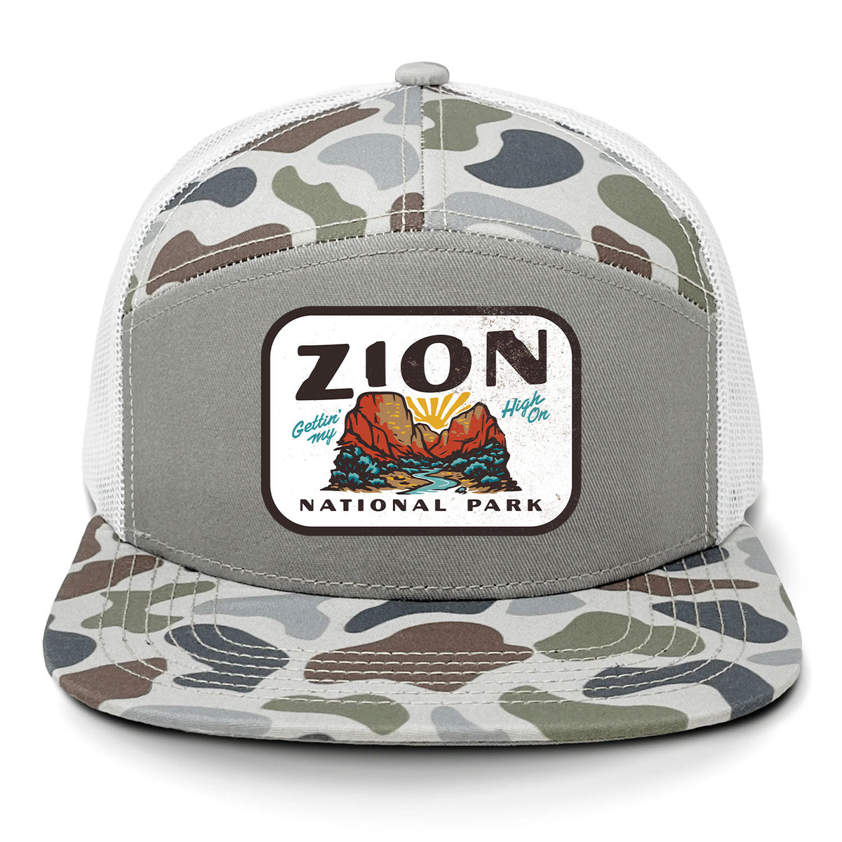 Gettin' My High On At Zion Patch Hat