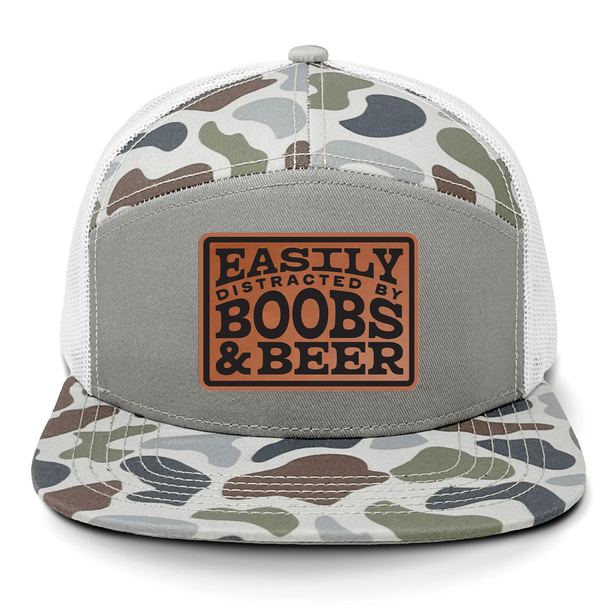 Easily Distracted By Boobs & Beer Patch Hat