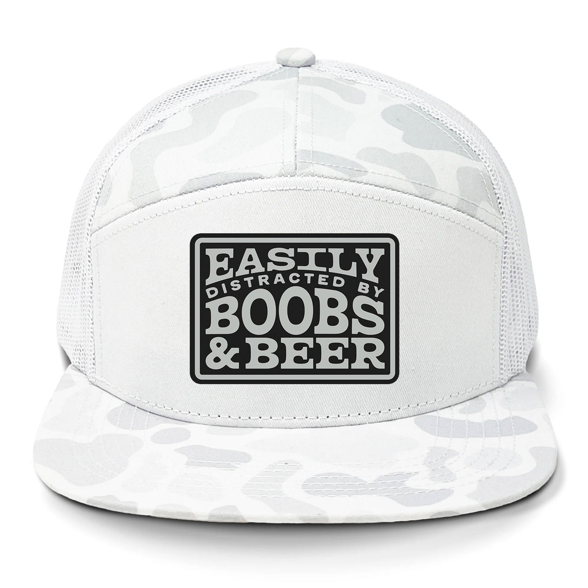 Easily Distracted By Boobs & Beer Patch Hat