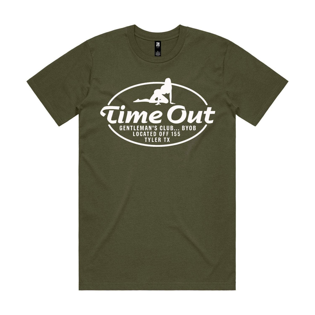 Time Out Gentleman's Club Premium Tee - Army