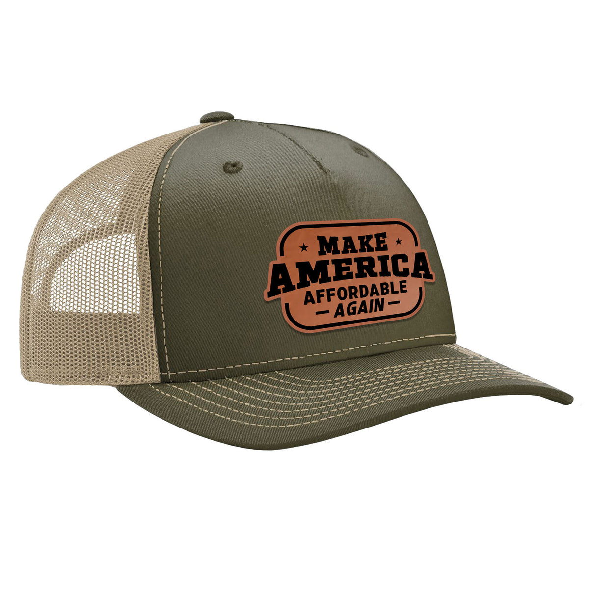 Make America Affordable Again Classic Trucker Hat - Army / Olive