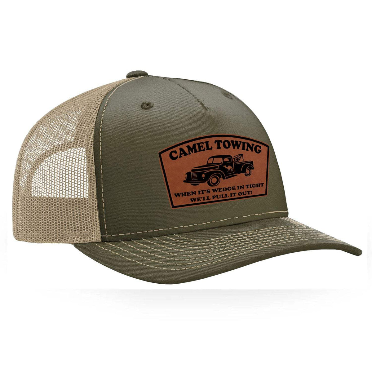 Camel Towing Classic Trucker Hat - Army / Olive