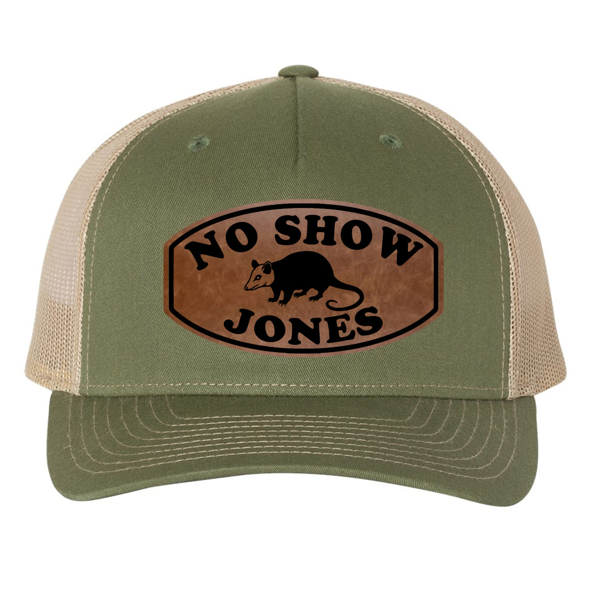 No Show Jones Leather Patch Hat