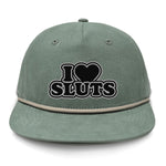 I Love Sluts Flat Bill Rope