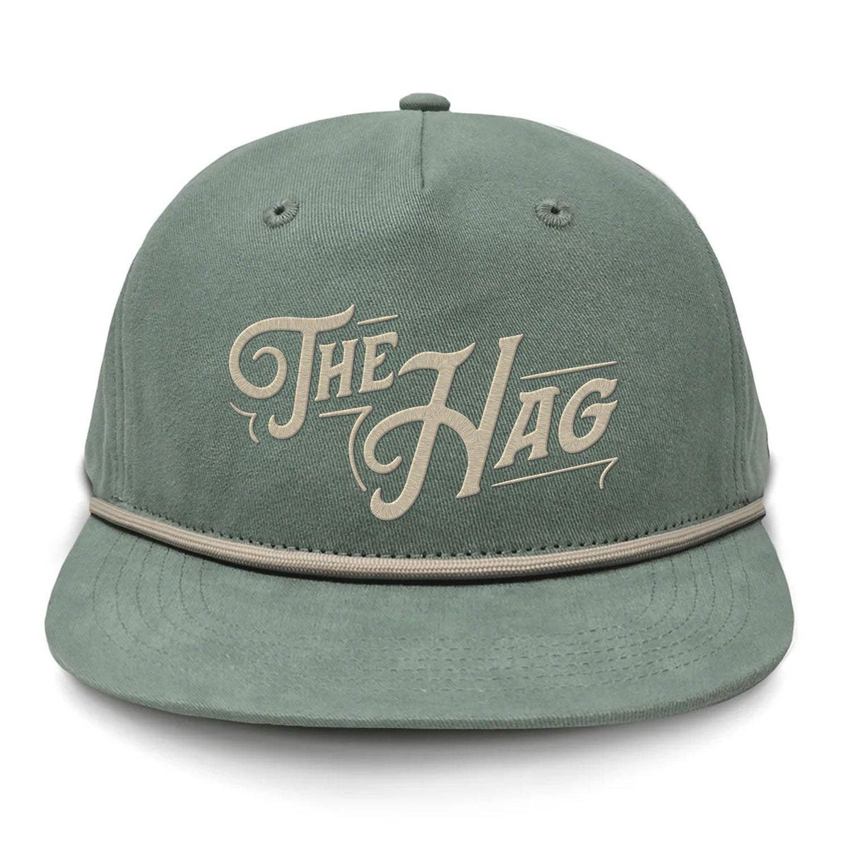 The Hag Embroidered Rope Hat - Barnacle
