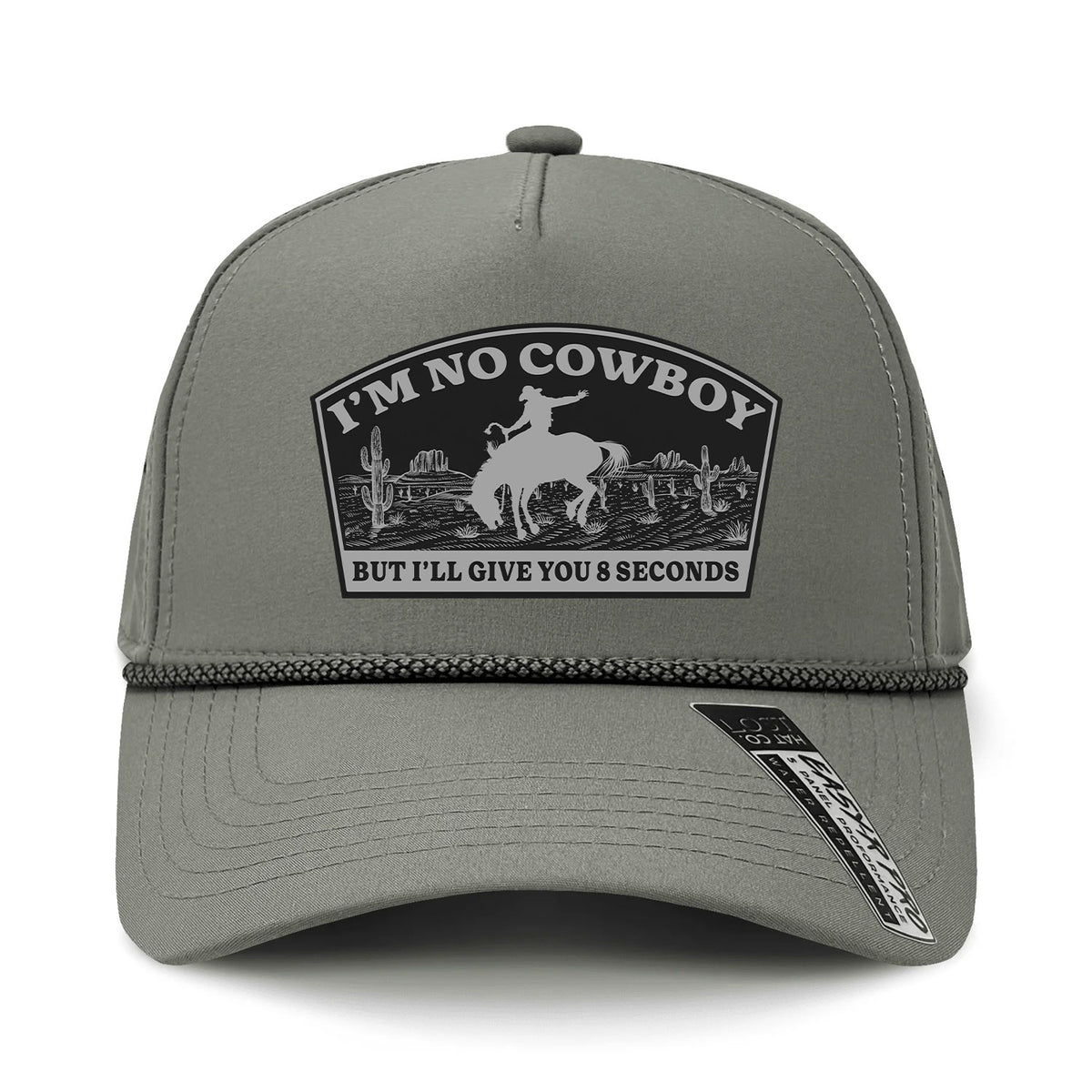 I'm No Cowboy Performance Leather Patch Hat