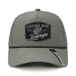 The Liquor Box Lounge Performance Leather Patch Hat