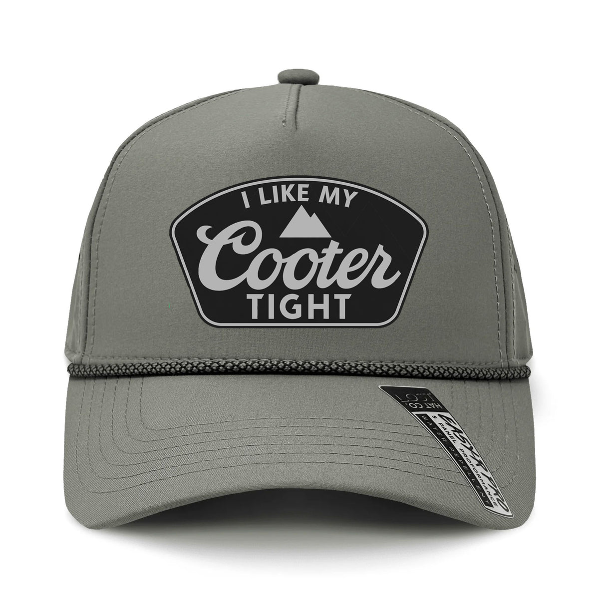 I Like My Cooter Tight Performance Leather Patch Hat