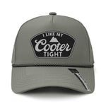 I Like My Cooter Tight Performance Leather Patch Hat