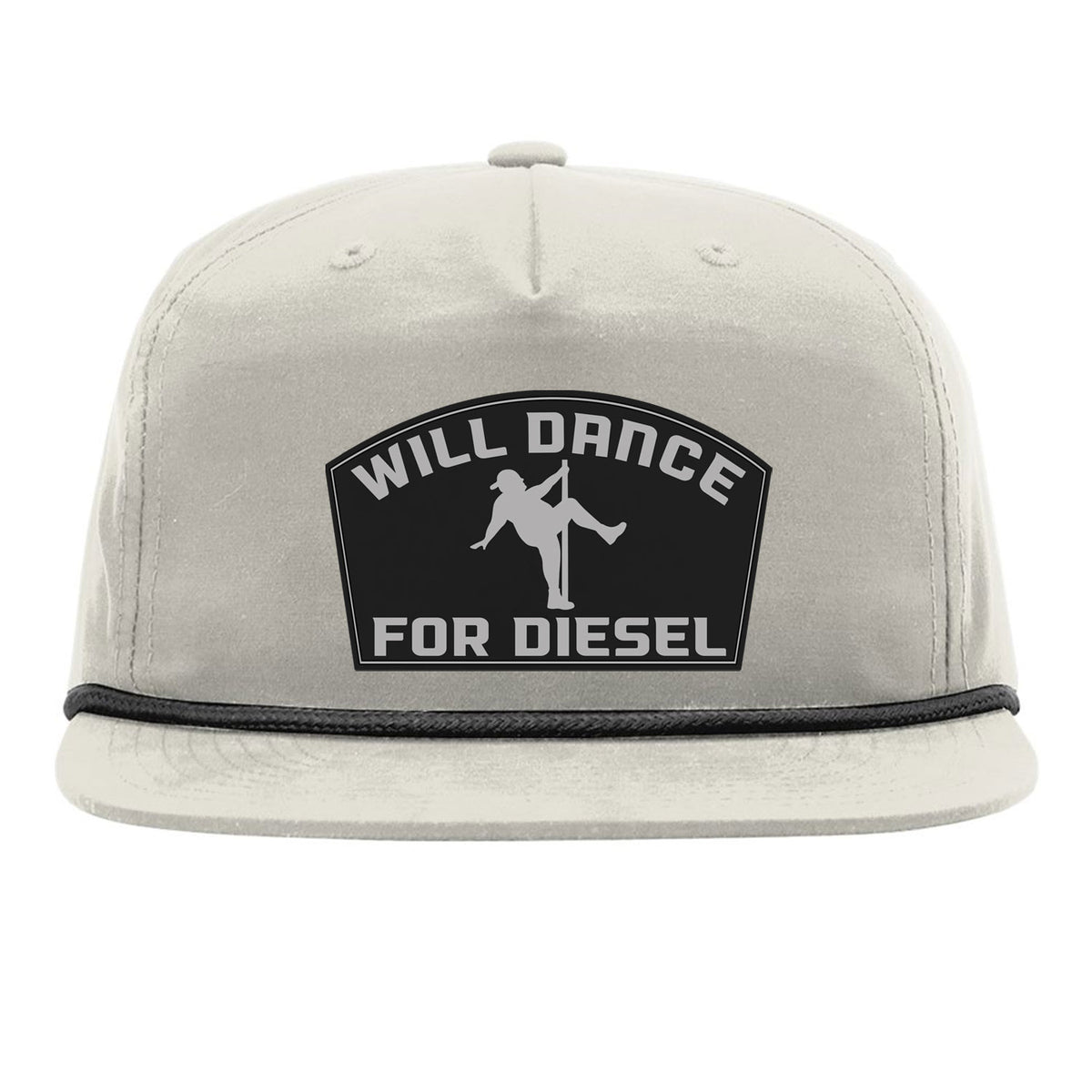 Will Dance For Diesel Flat Bill Rope
