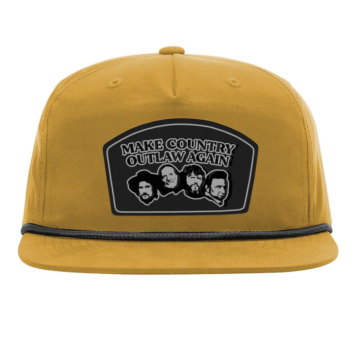 Make Country Outlaw Again Flat Bill Rope