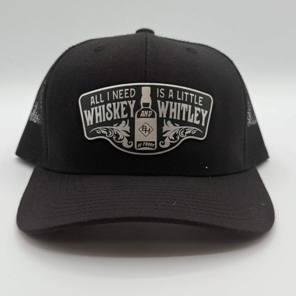 Whiskey & Whitley Patch Hat - Black