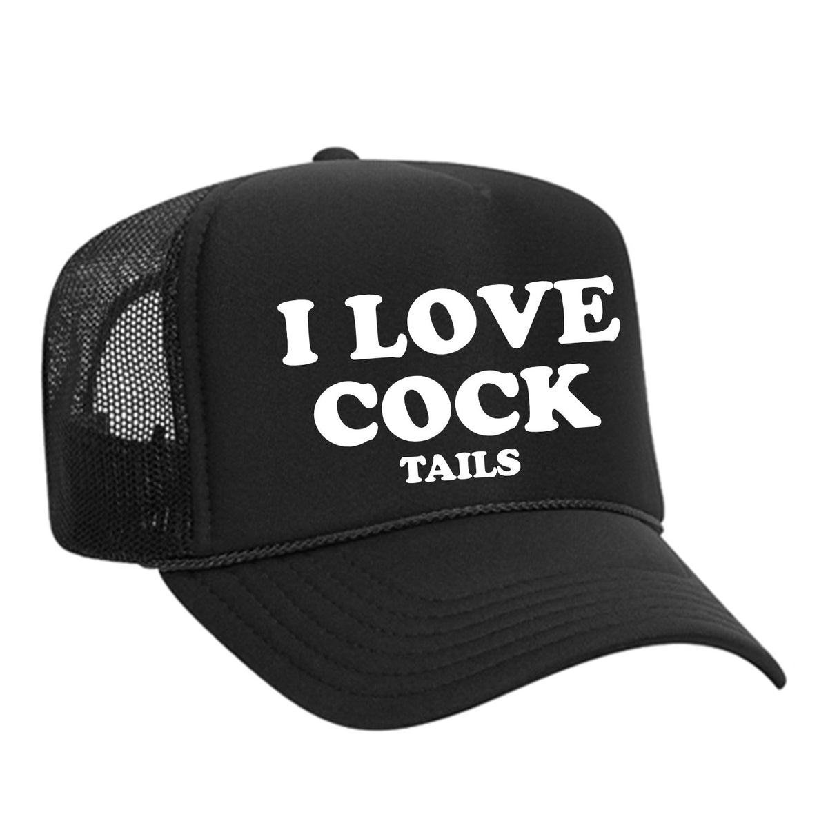 I Love Cock Tails Foam Trucker Hat