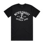 Never Shoot With Your Drinkin' Hand Premium Tee