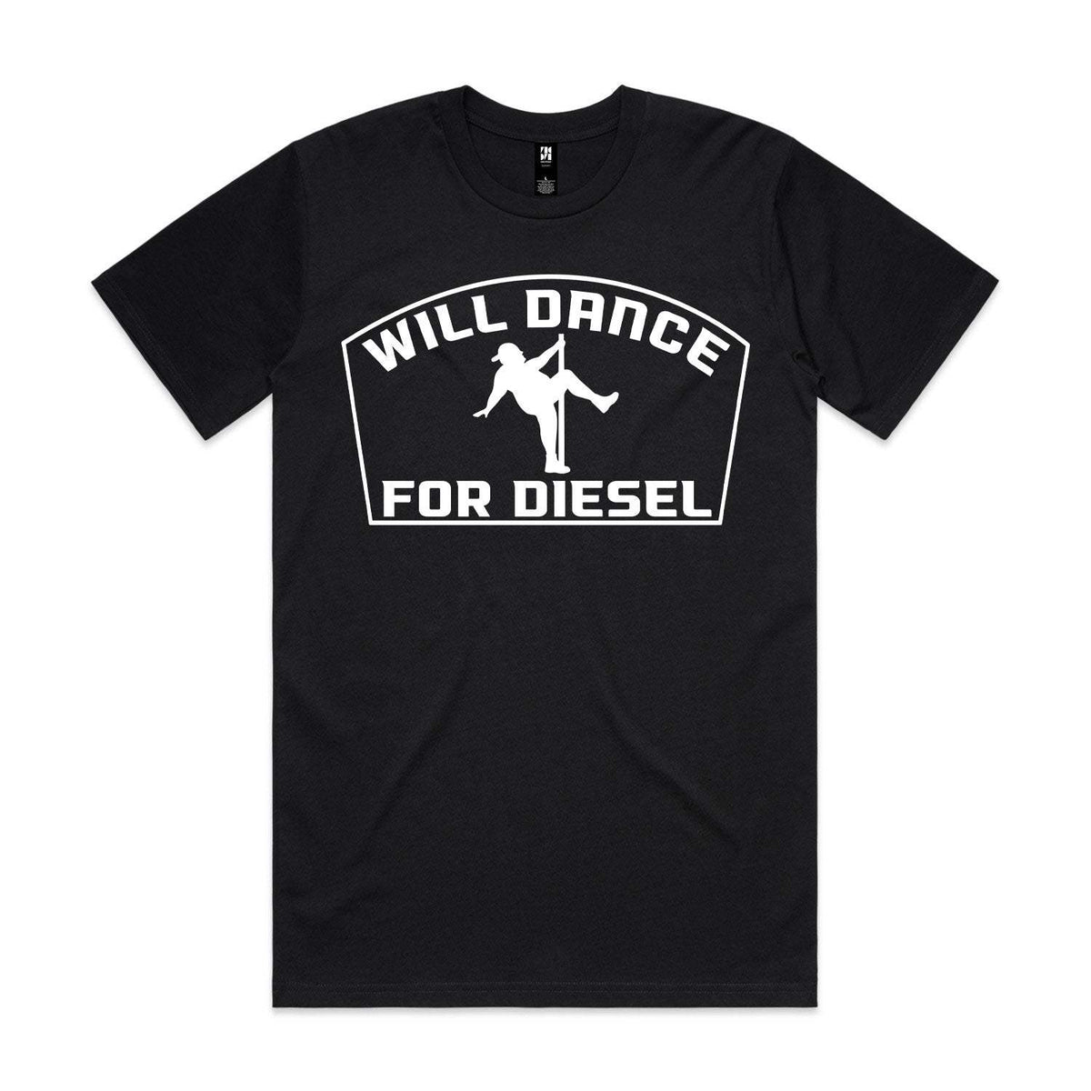 Will Dance For Diesel Premium Tee - Black