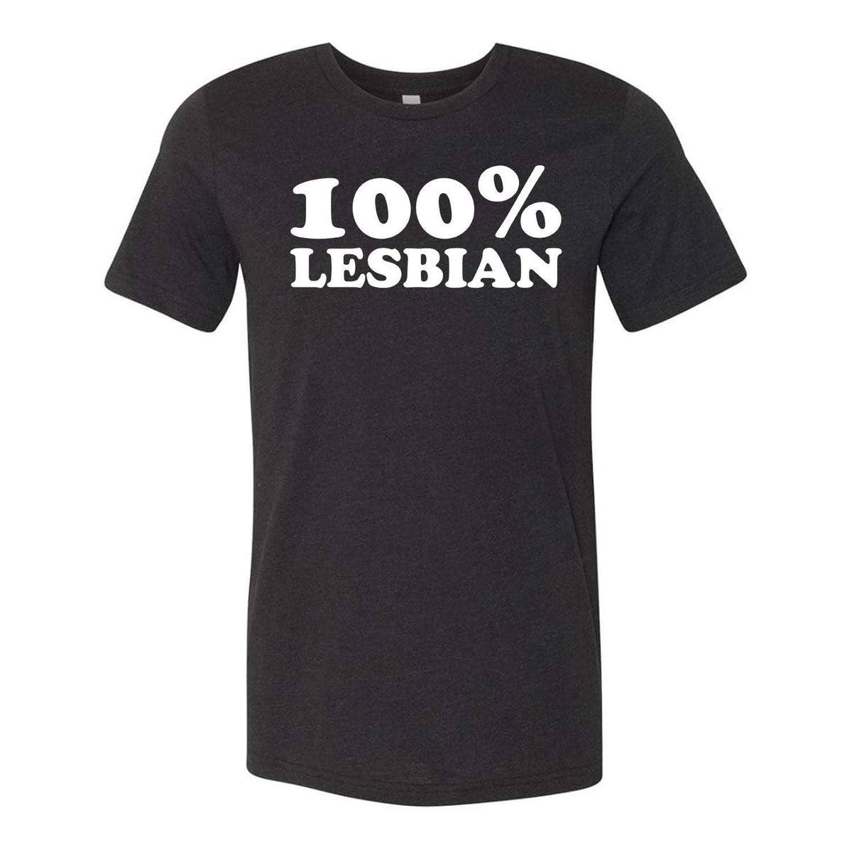100% Lesbian Tee - Black
