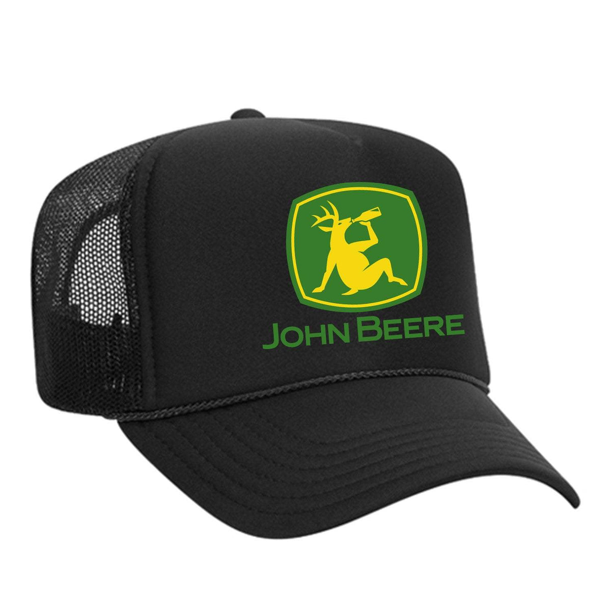 John Beere Foam Trucker Hat - Black