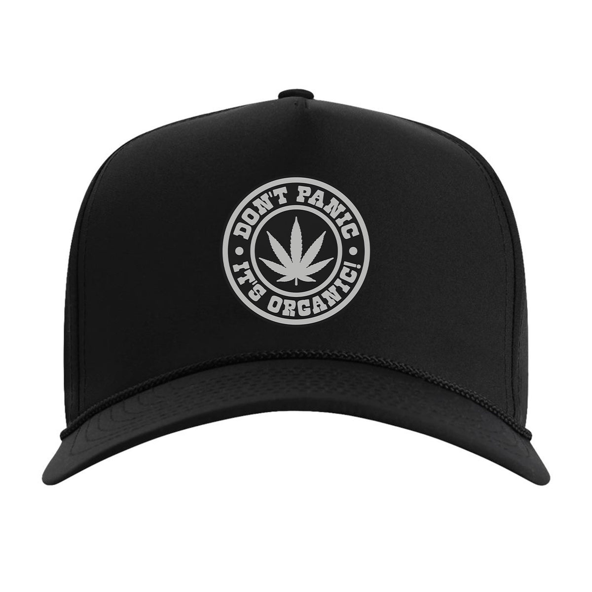Don't Panic It's Organic Leather Patch Hat