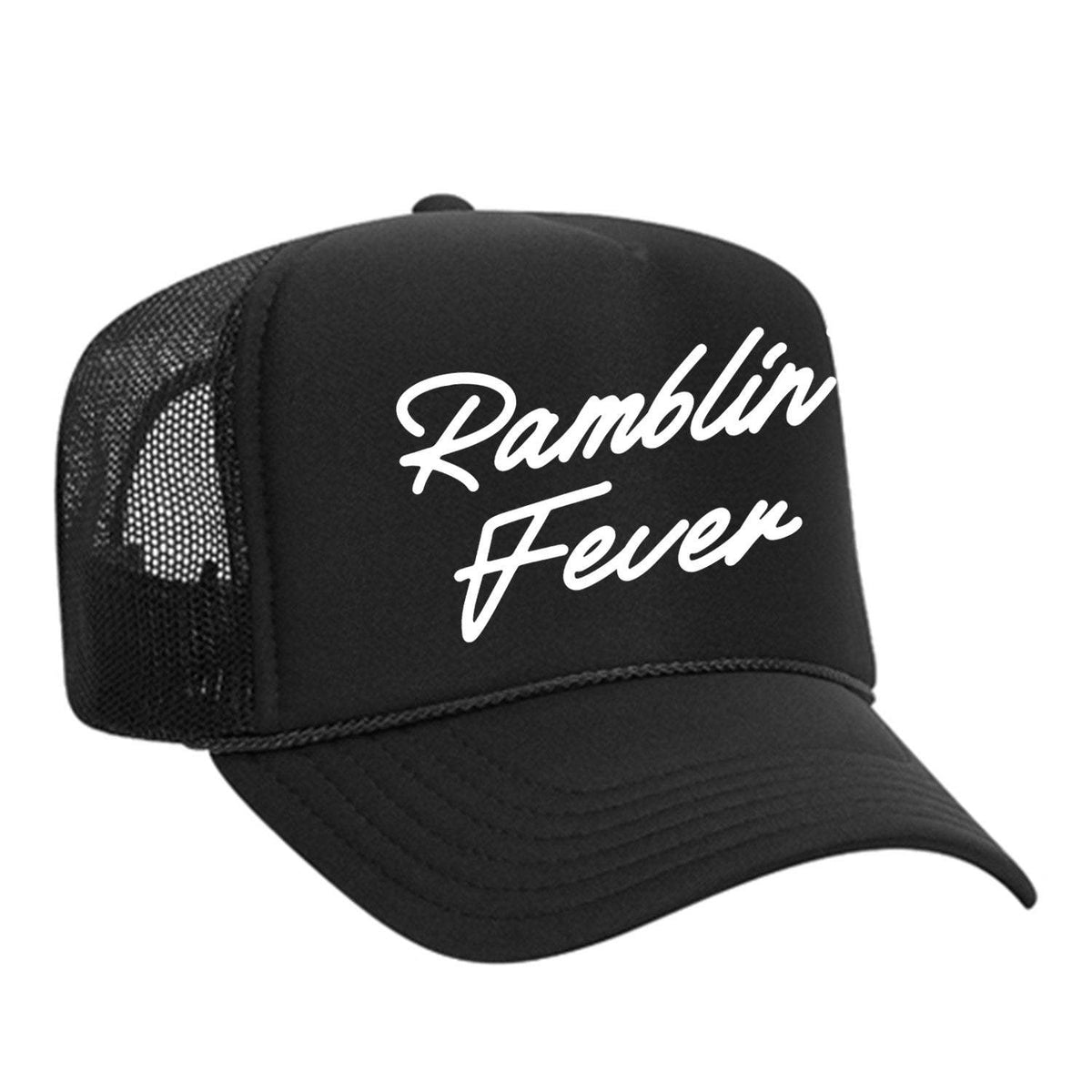 Ramblin' Fever Foam Trucker Hat - Black