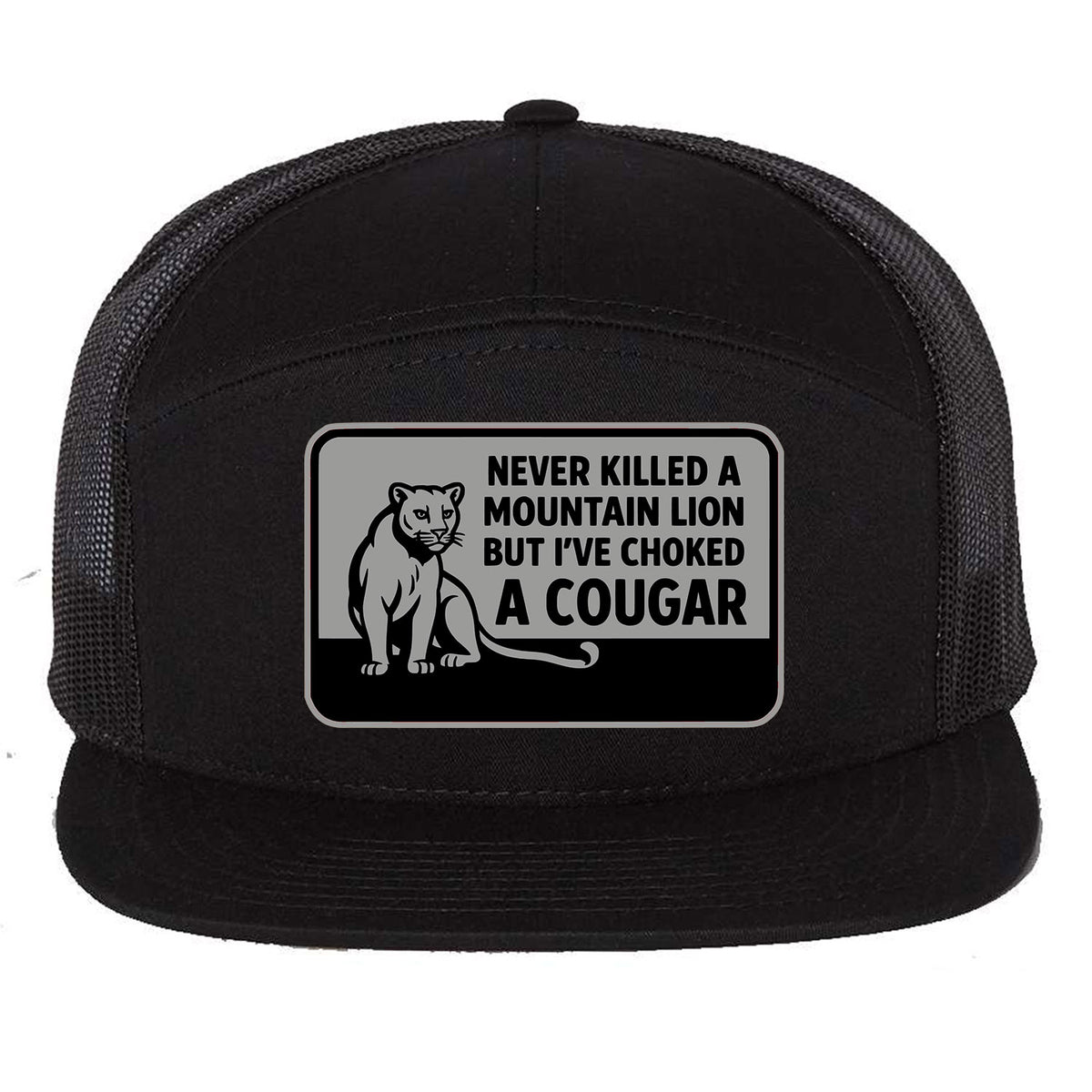 Choked A Cougar 7 Panel Hat