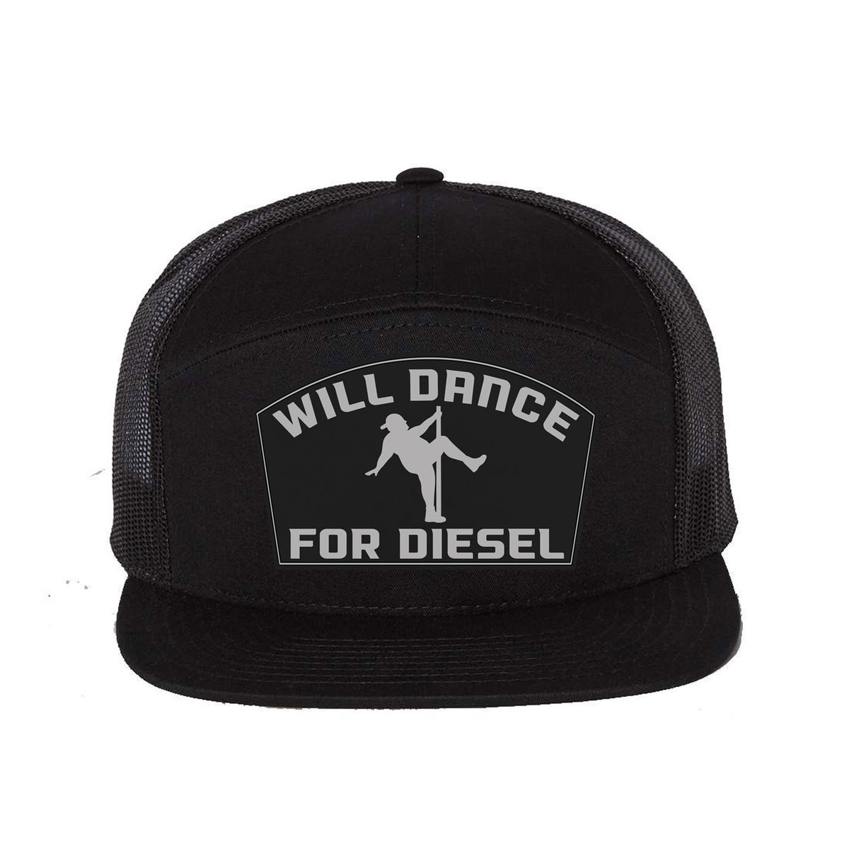 Will Dance For Diesel 7 Panel Hat
