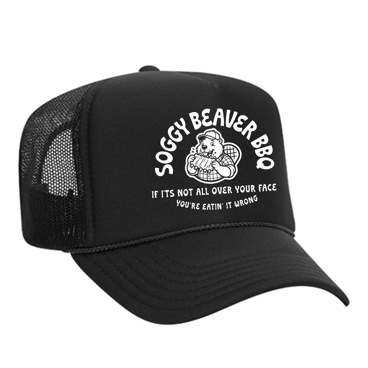Soggy Beaver BBQ Foam Trucker Hat