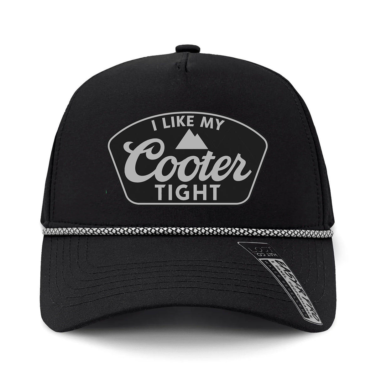I Like My Cooter Tight Performance Leather Patch Hat