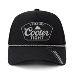 I Like My Cooter Tight Performance Leather Patch Hat