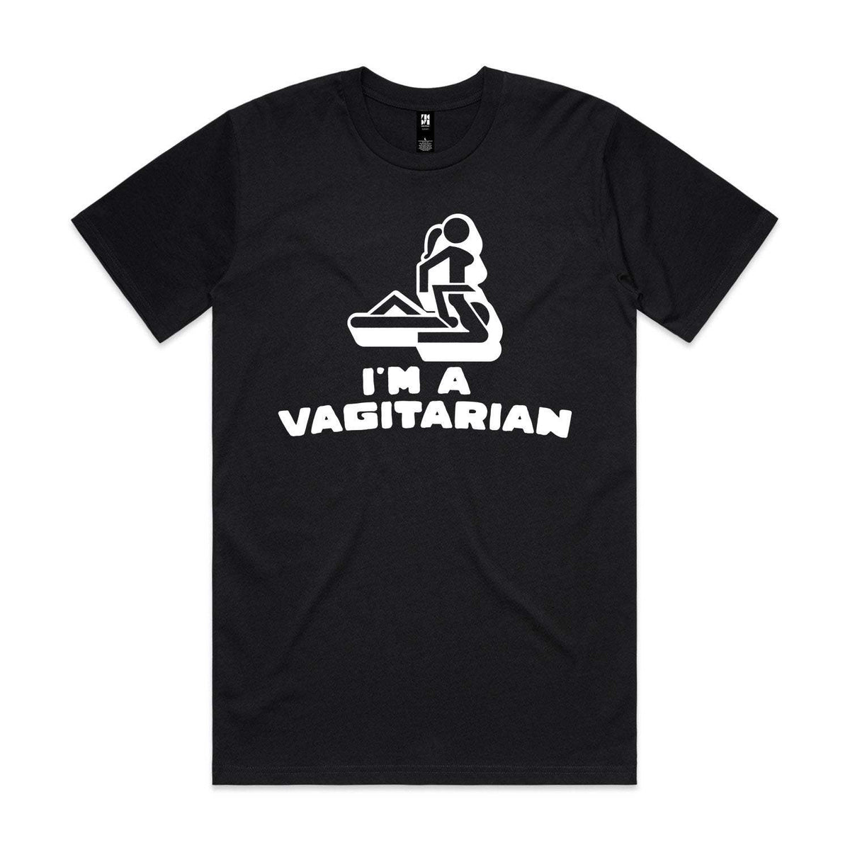 I'm A Vagitarian Premium Tee - Black