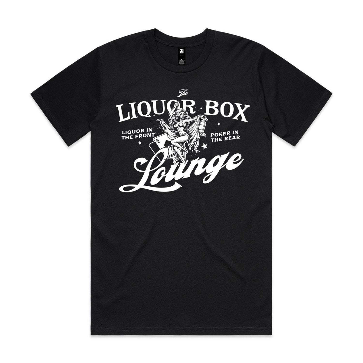 The Liquor Box Lounge Premium Tee - Black