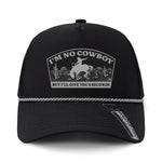 I'm No Cowboy Performance Leather Patch Hat