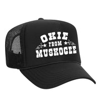 Okie From Muskogee Foam Trucker Hat - Black