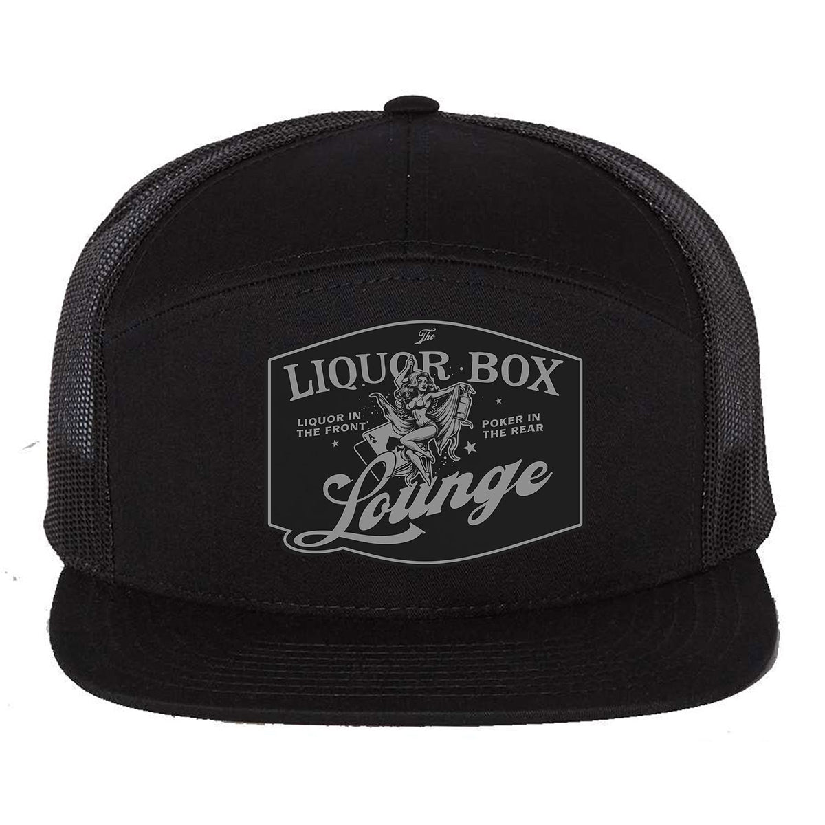 The Liquor Box Lounge 7 Panel Hat