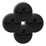 Time Out Gentleman's Club Can Leatherette Coaster (Set of 4)