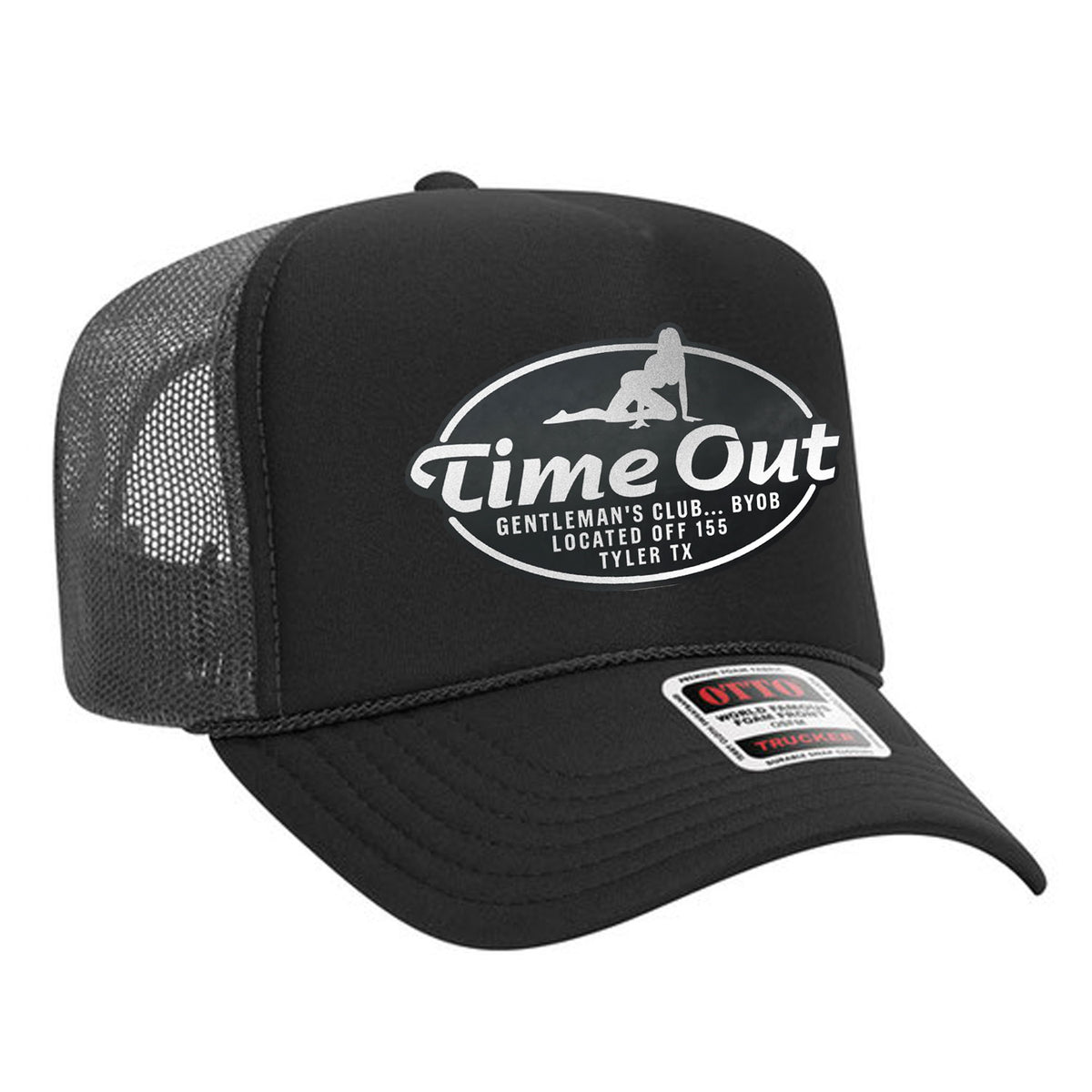 Time Out Gentleman's Club Foam Trucker Hat