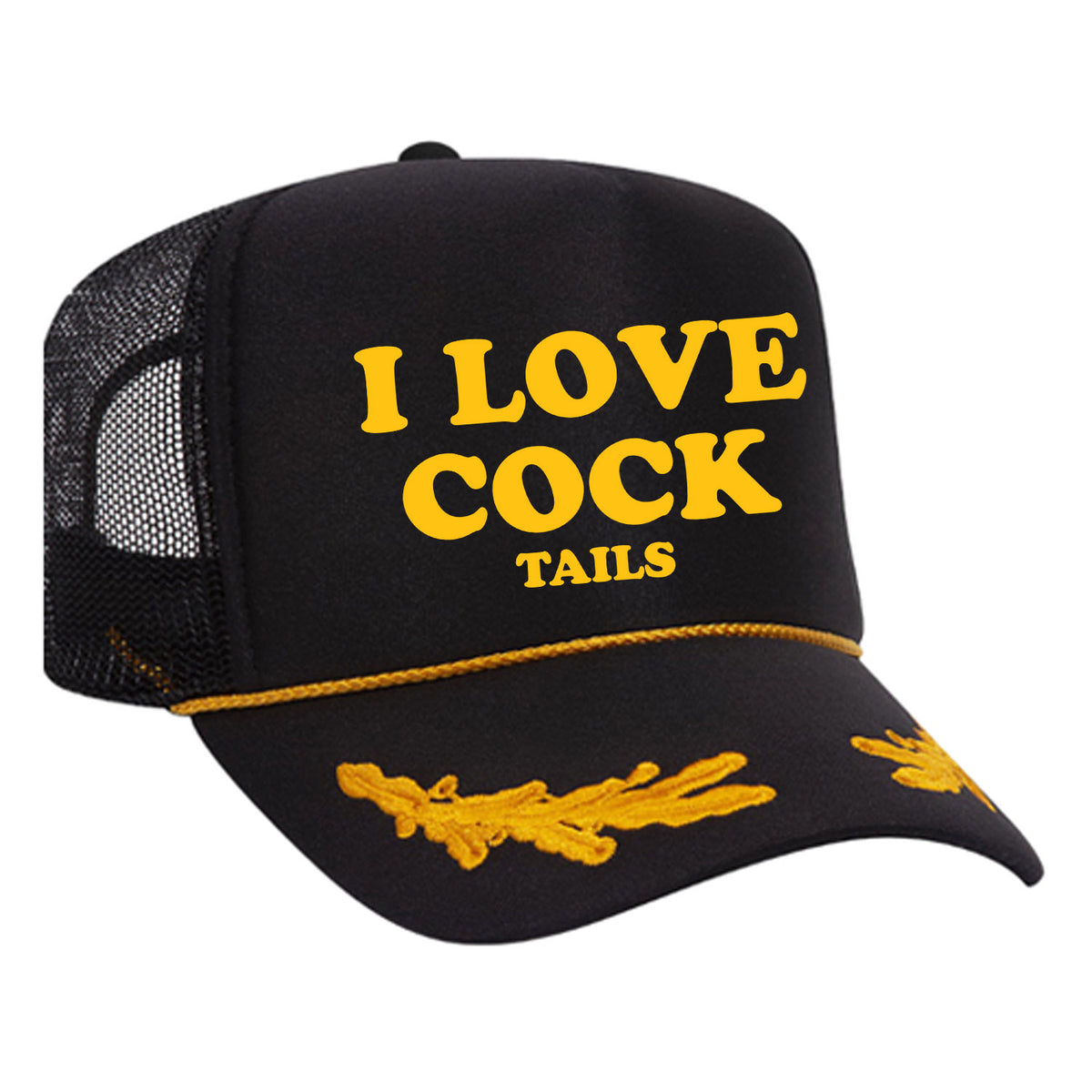 I Love Cock Tails Foam Trucker Hat
