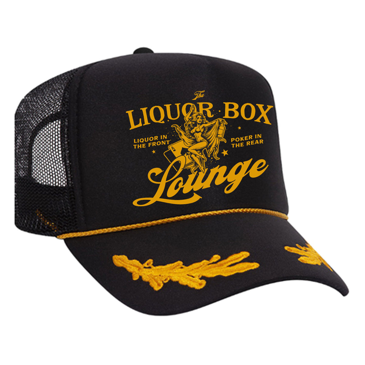 The Liquor Box Lounge Foam Trucker Hat