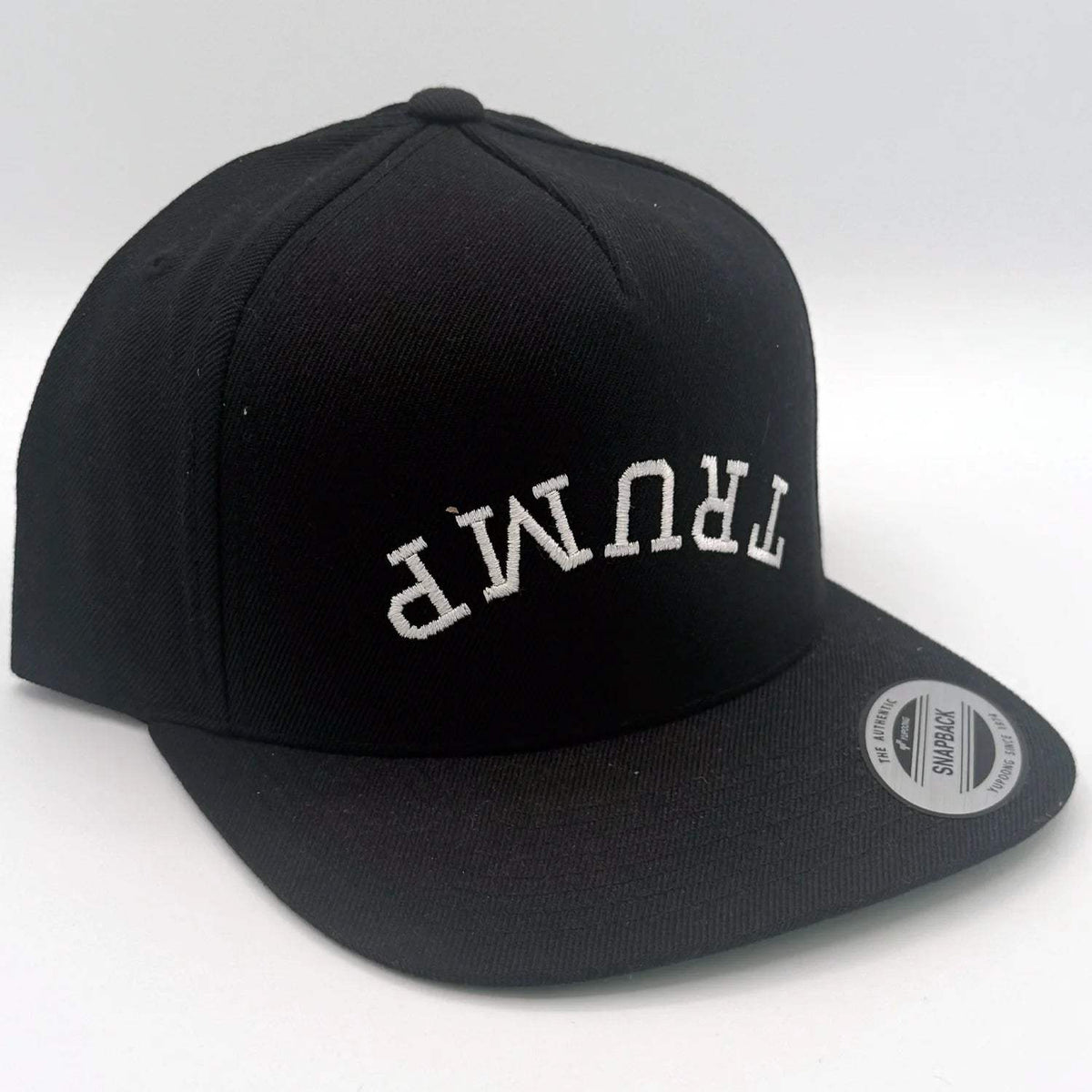 Upside Down Trump Embroidered Hat - Black