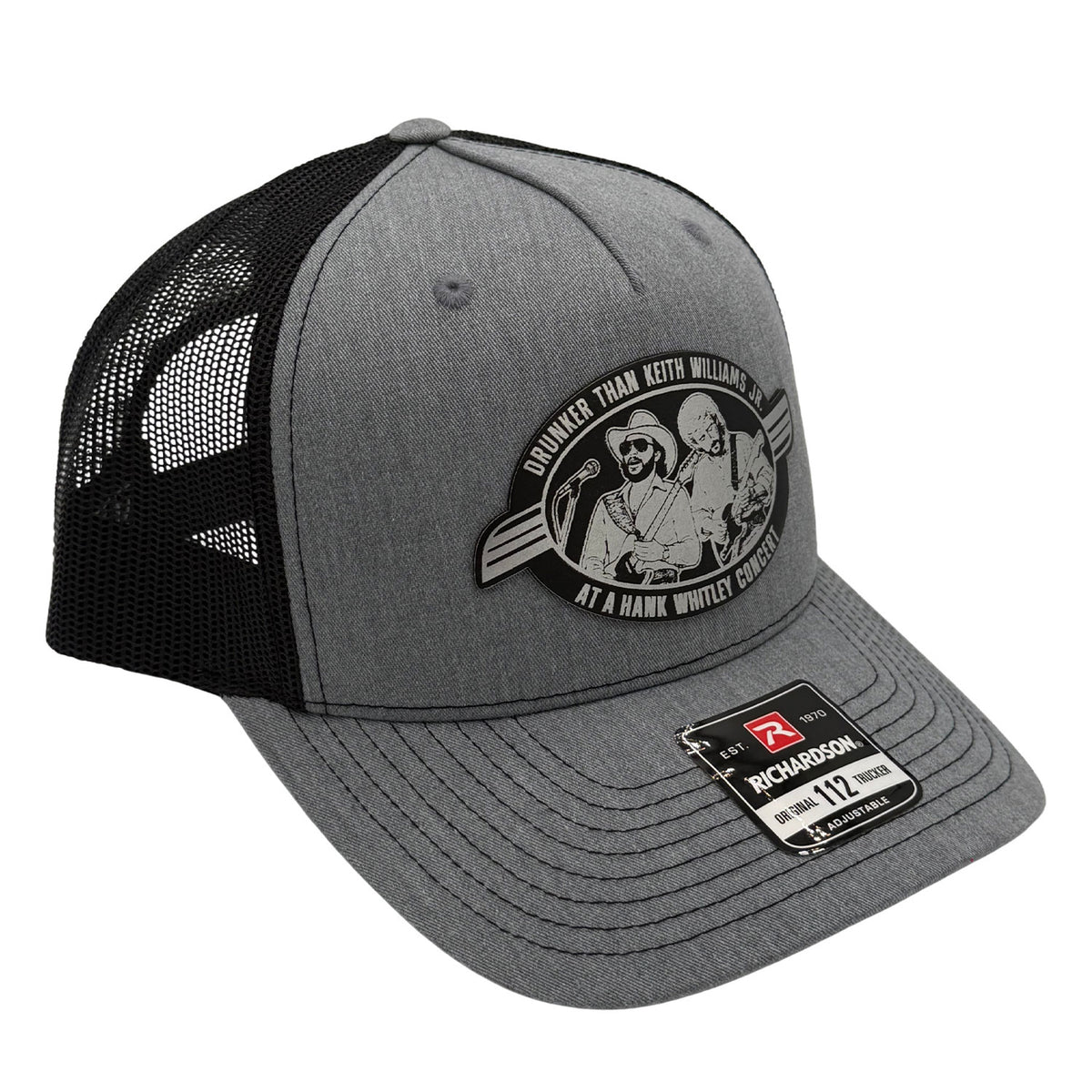 Hank Whitley Leather Patch Hat