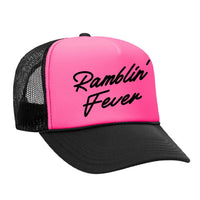 Ramblin' Fever Foam Trucker Hat - Black / Pink