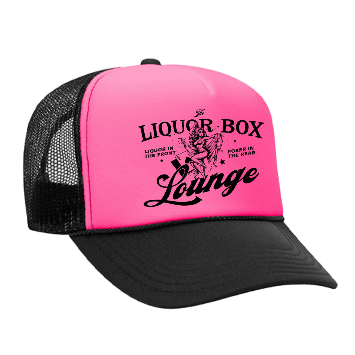 The Liquor Box Lounge Foam Trucker Hat